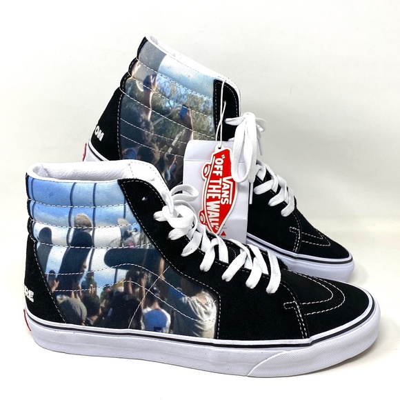 💖MEGA SALE💖VANS SK8-HI MOCA Frances Black Women   Suede Canvas  VN0A5KRHA55 - Picture 1 of 9